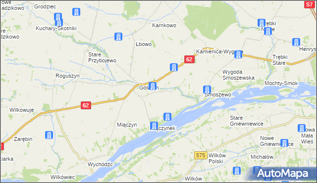 mapa Wólka Przybójewska, Wólka Przybójewska na mapie Targeo