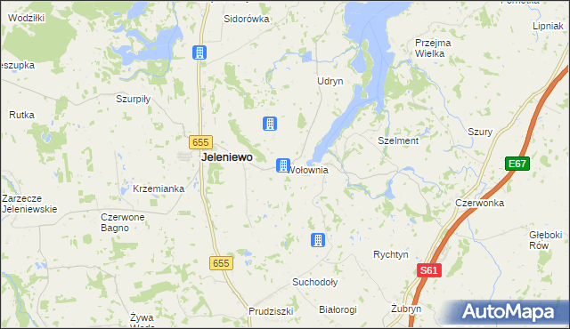 mapa Wołownia, Wołownia na mapie Targeo