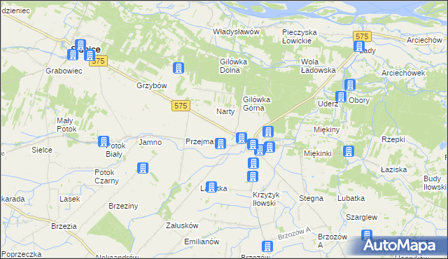 mapa Wołyńskie, Wołyńskie na mapie Targeo