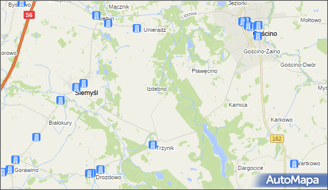 mapa Wszemierzyce, Wszemierzyce na mapie Targeo