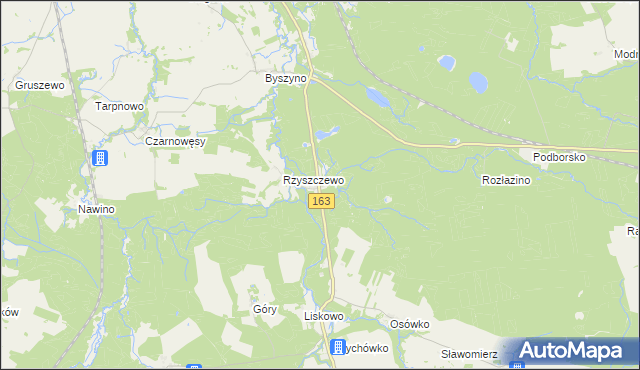 mapa Wygoda gmina Białogard, Wygoda gmina Białogard na mapie Targeo