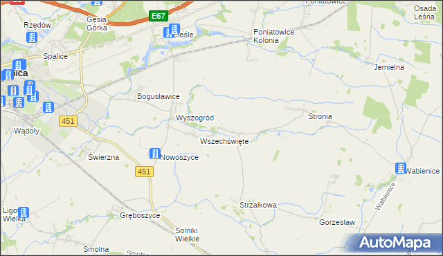 mapa Zarzysko, Zarzysko na mapie Targeo