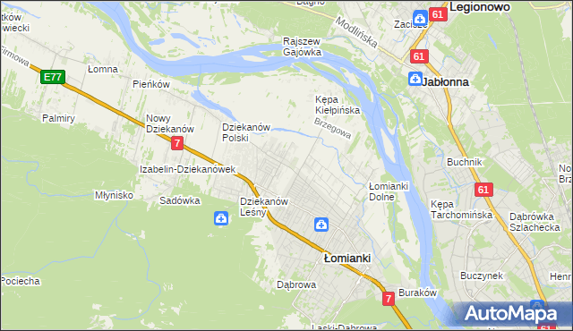 mapa Kiełpin Poduchowny, Kiełpin Poduchowny na mapie Targeo