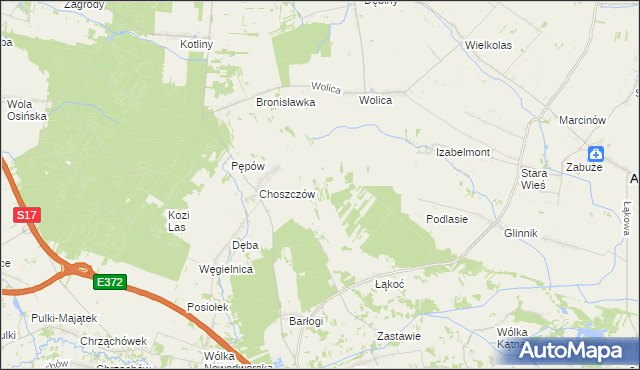 mapa Marianka gmina Kurów, Marianka gmina Kurów na mapie Targeo