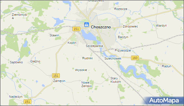 mapa Gostyczyn, Gostyczyn na mapie Targeo