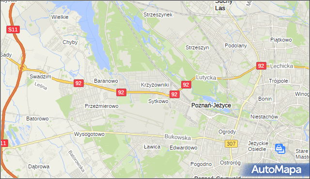 mapa Smochowice, Smochowice na mapie Targeo