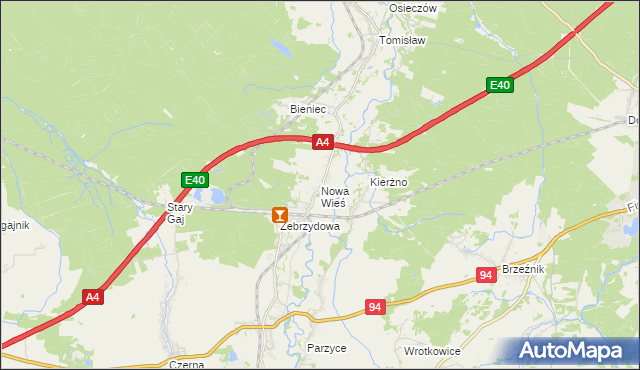 mapa Nowa Wieś gmina Nowogrodziec, Nowa Wieś gmina Nowogrodziec na mapie Targeo