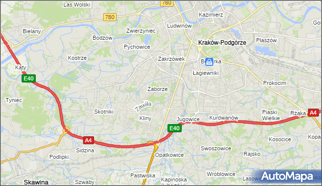 mapa Borek Fałęcki, Borek Fałęcki na mapie Targeo