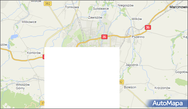 mapa Świdnicy, Świdnica na mapie Targeo