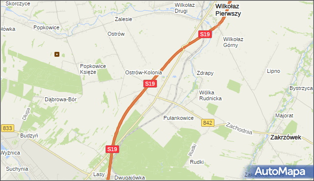 mapa Rudnik-Kolonia, Rudnik-Kolonia na mapie Targeo