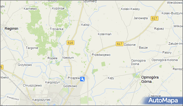 mapa Przedwojewo, Przedwojewo na mapie Targeo