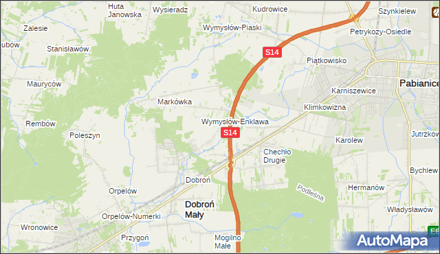 mapa Szczerki, Szczerki na mapie Targeo