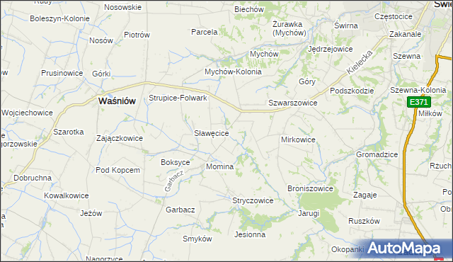 mapa Kosowice, Kosowice na mapie Targeo