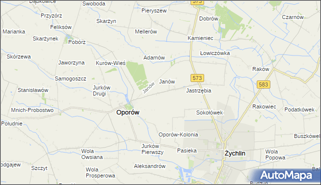 mapa Świechów, Świechów na mapie Targeo