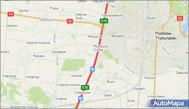 mapa Kargał-Las, Kargał-Las na mapie Targeo