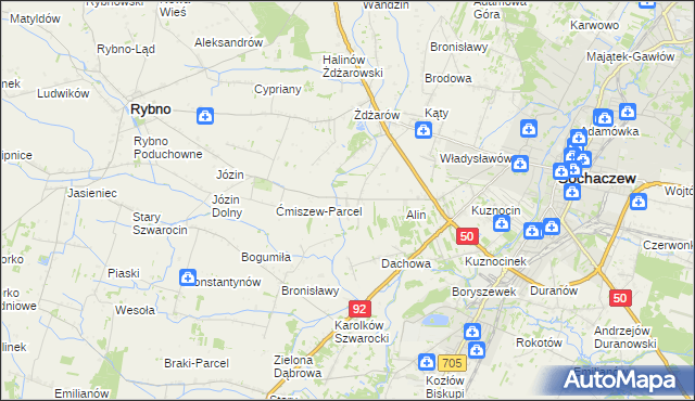 mapa Lubiejew, Lubiejew na mapie Targeo