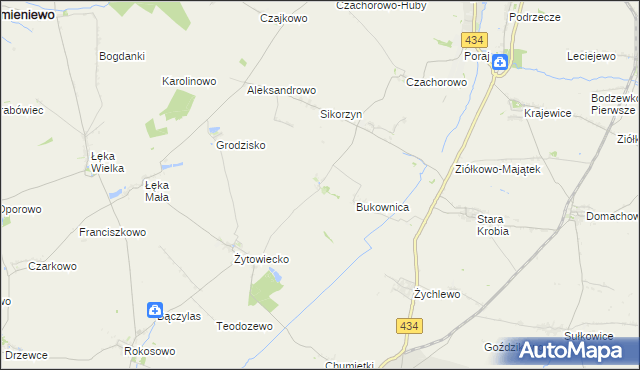 mapa Pijanowice, Pijanowice na mapie Targeo
