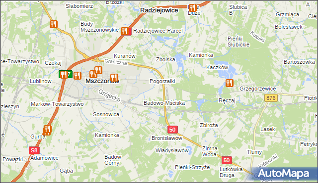 mapa Ciemno-Gnojna, Ciemno-Gnojna na mapie Targeo