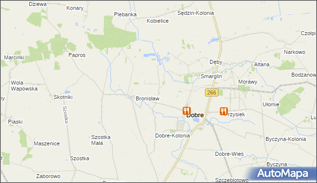 mapa Koszczały, Koszczały na mapie Targeo