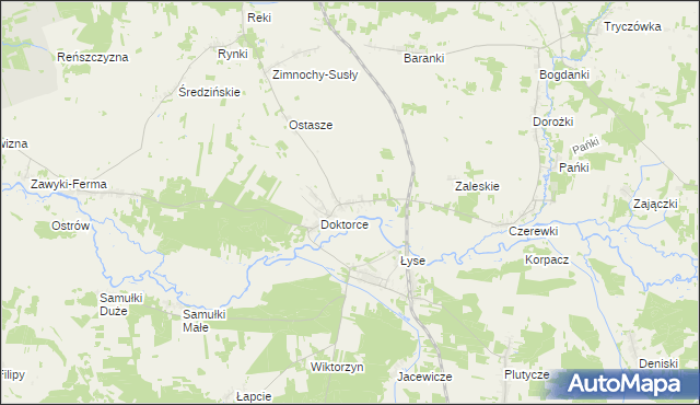 mapa Lesznia, Lesznia na mapie Targeo
