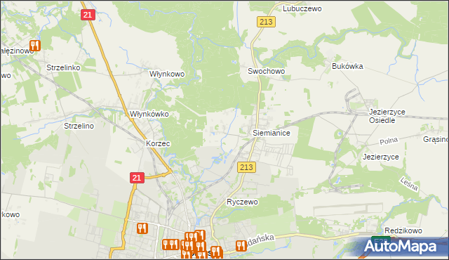 mapa Niewierowo, Niewierowo na mapie Targeo