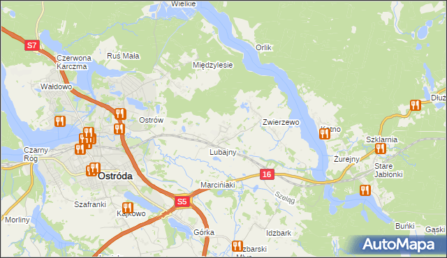 mapa Nowe Siedlisko, Nowe Siedlisko na mapie Targeo