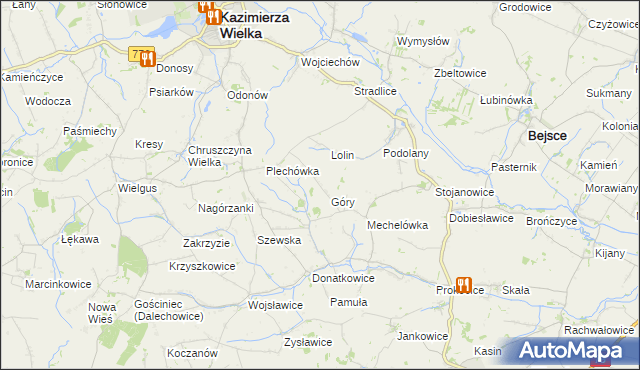 mapa Plechów, Plechów na mapie Targeo