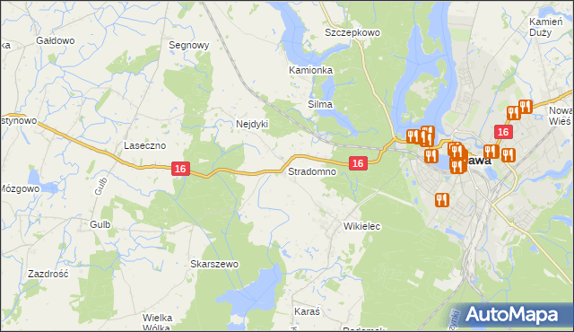 mapa Stradomno, Stradomno na mapie Targeo