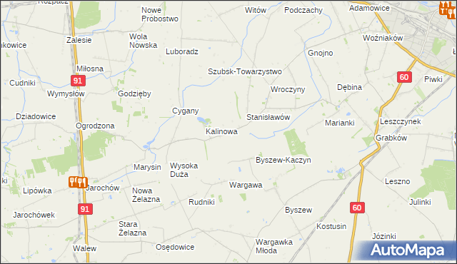 mapa Włosków, Włosków na mapie Targeo