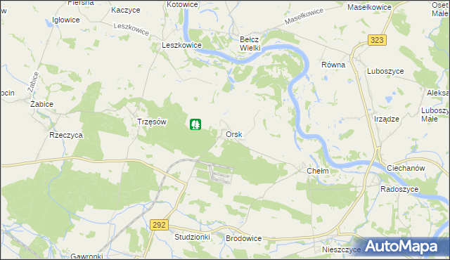 mapa Orsk, Orsk na mapie Targeo