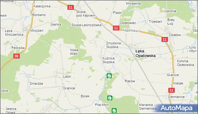 mapa Stogniew, Stogniew na mapie Targeo