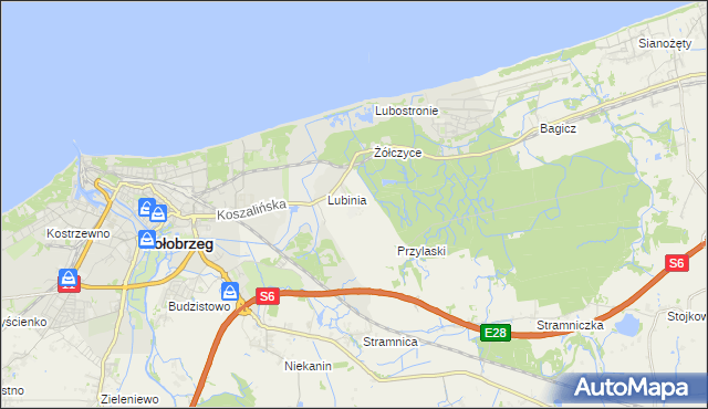 mapa Kądzielno, Kądzielno na mapie Targeo