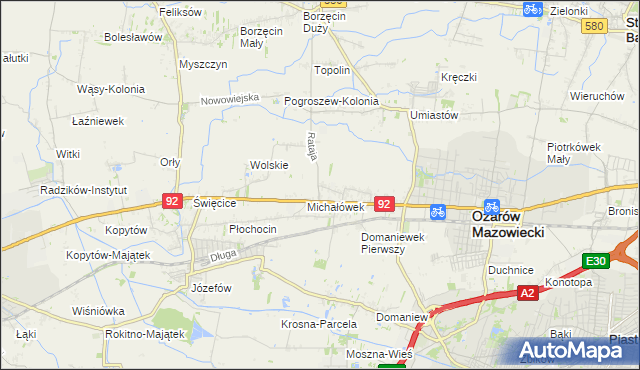mapa Koprki, Koprki na mapie Targeo