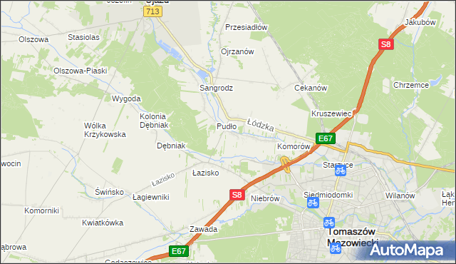 mapa Zaborów Drugi, Zaborów Drugi na mapie Targeo