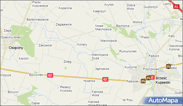 mapa Miechowice Duże, Miechowice Duże na mapie Targeo