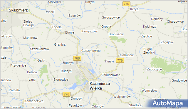 mapa Hołdowiec, Hołdowiec na mapie Targeo