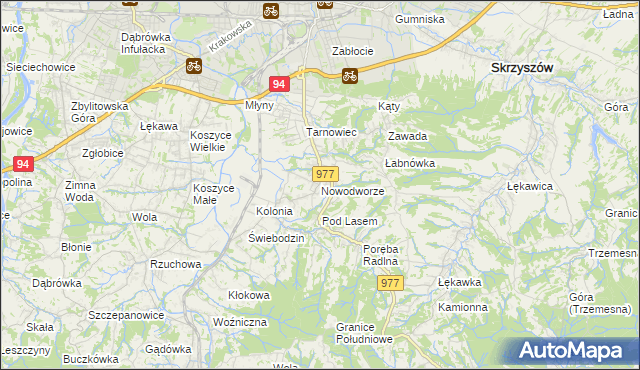 mapa Nowodworze, Nowodworze na mapie Targeo