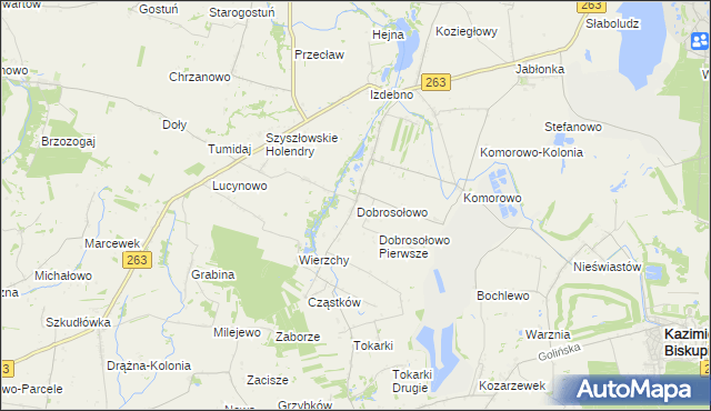 mapa Dobrosołowo, Dobrosołowo na mapie Targeo