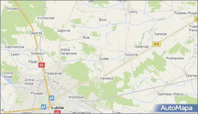 mapa Suleje, Suleje na mapie Targeo