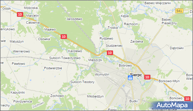 mapa Dwa Młyny, Dwa Młyny na mapie Targeo