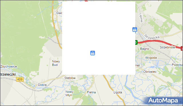 mapa Krapkowice, Krapkowice na mapie Targeo