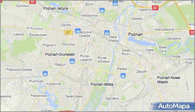 mapa Rynek Wildecki, Rynek Wildecki na mapie Targeo