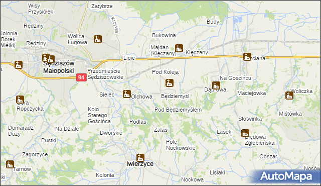 mapa Będziemyśl, Będziemyśl na mapie Targeo