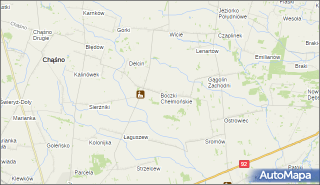 mapa Boczki gmina Kocierzew Południowy, Boczki gmina Kocierzew Południowy na mapie Targeo