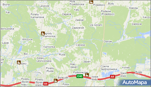 Rzymskokatolicki Kościół w Cierpisz gmina Sędziszów Małopolski
