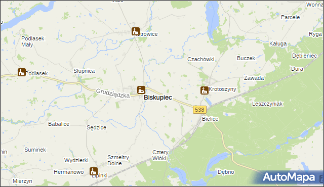 mapa Fitowo, Fitowo na mapie Targeo