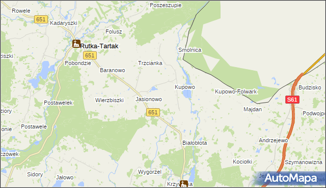 mapa Ignatowizna, Ignatowizna na mapie Targeo