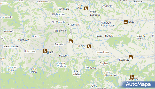 mapa Joniny, Joniny na mapie Targeo