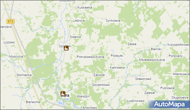 mapa Kalwińszczyzna, Kalwińszczyzna na mapie Targeo