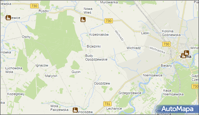 mapa Kazimierków, Kazimierków na mapie Targeo